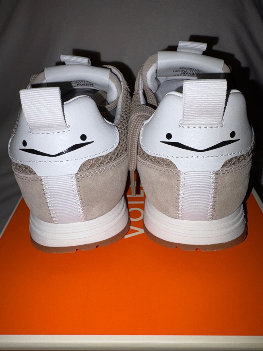 NWT VOILE BLANCHE PLAY Mesh Sneaker in Light Beige - Picture 11 of 16